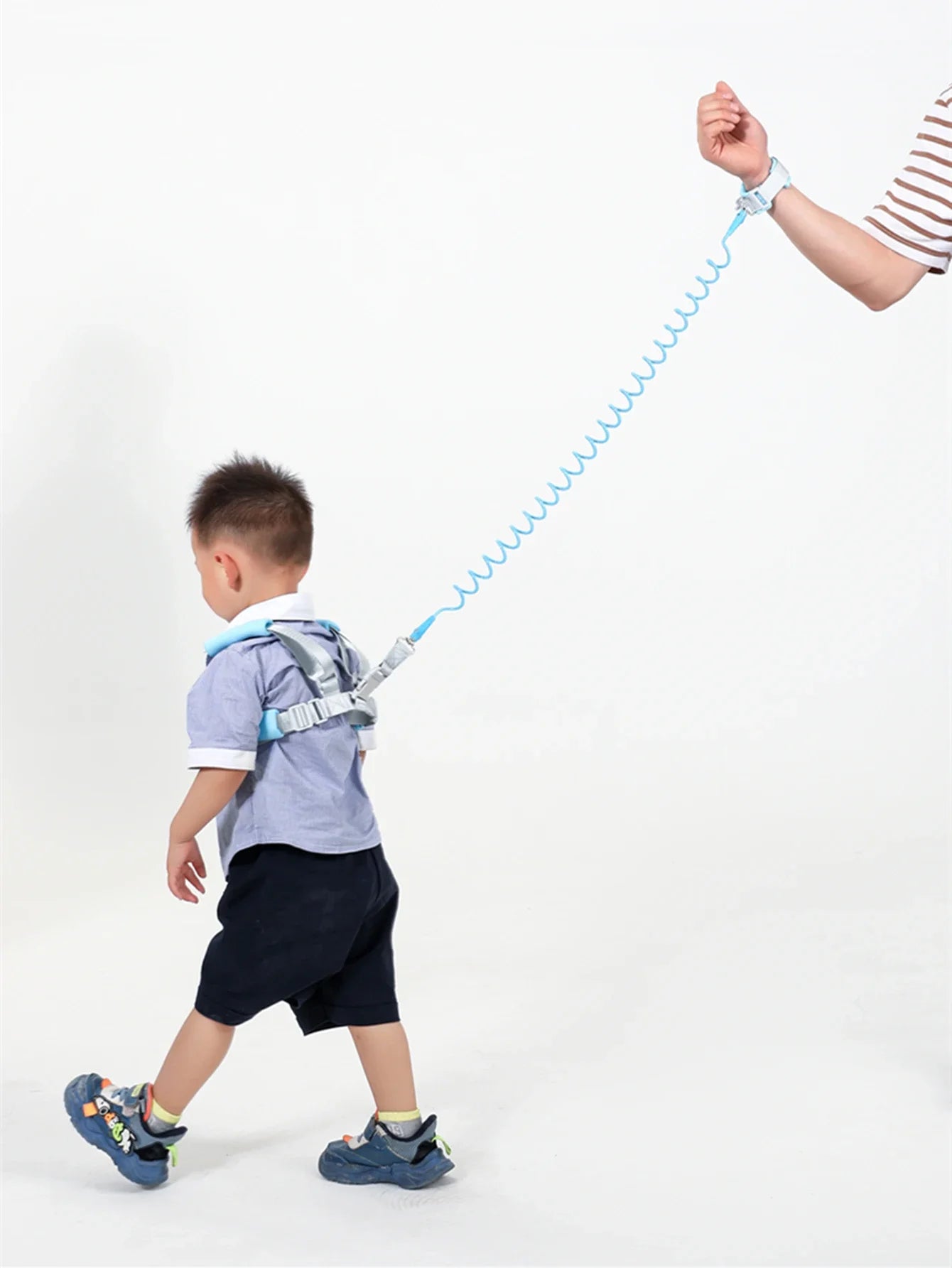 Ceinture de prévention des pertes pour nourrissons et jeunes enfants, corde de Traction, Bracelet de prévention des pertes pour bébé, corde à ressort de 1.5m, marche sûre pour bébé