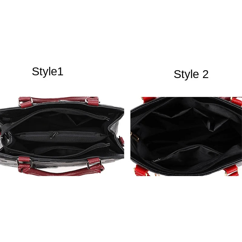 Sacs à bandoulière décontractés en cuir PU pour femmes, sac à main fourre-tout de luxe pour dames, grande capacité, sac initié au voyage