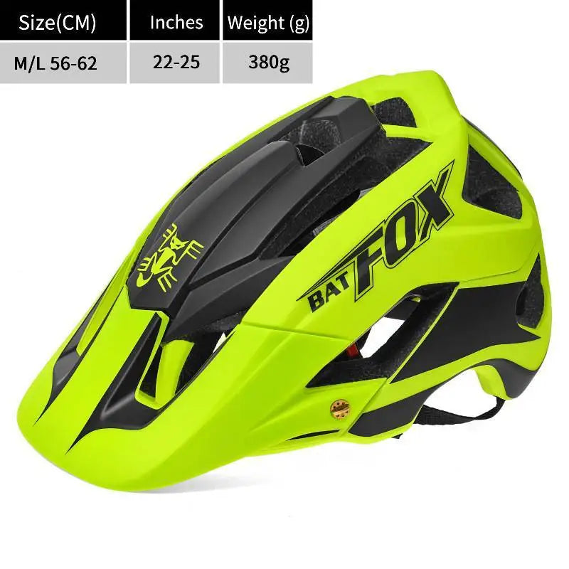 BATFOX-Casque de vélo pour homme, casque de vélo, casque de vélo de montagne, casque de vélo VTT, casquettes de vélo