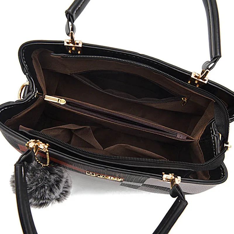 Sacs à bandoulière décontractés en cuir PU pour femmes, sac à main fourre-tout de luxe pour dames, grande capacité, sac initié au voyage