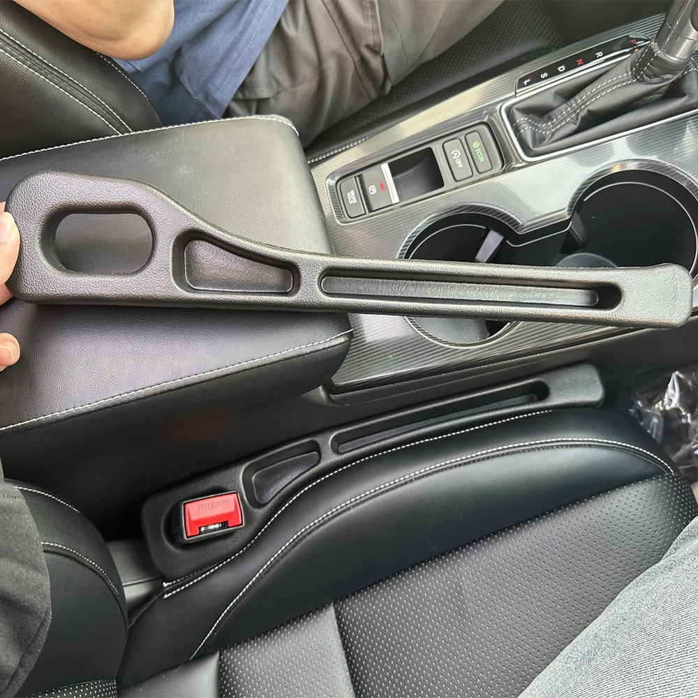 Boîte de rangement de fentes de siège de voiture, 2 pièces, sac entre les sièges, organisateur de Console, décoration intérieure, accessoires automobiles