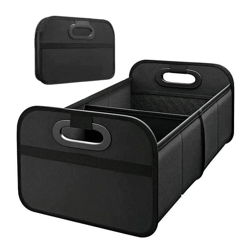 Grande boîte de rangement pliable pour coffre, conteneur de rangement pour SUV Extra épais de grande capacité avec plusieurs poches pour voiture SUV Minivan 1 pièce