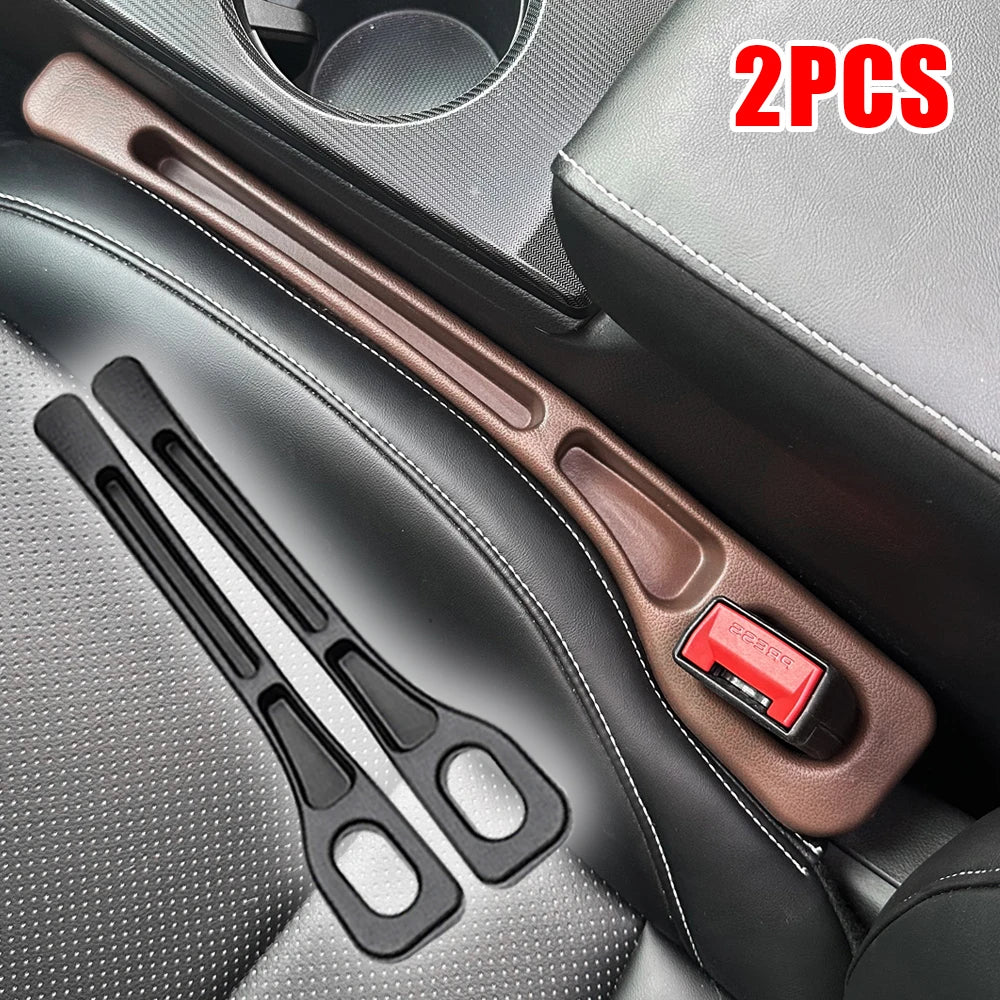 Boîte de rangement de fentes de siège de voiture, 2 pièces, sac entre les sièges, organisateur de Console, décoration intérieure, accessoires automobiles