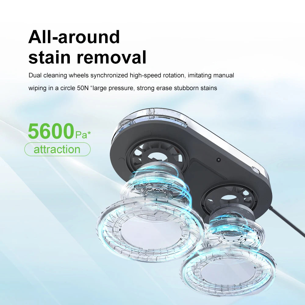 PuRuiKai Robot aspirateur Ultra mince nettoyage de vitres robot fenêtre électrique verre limpiacristales télécommande pour la maison