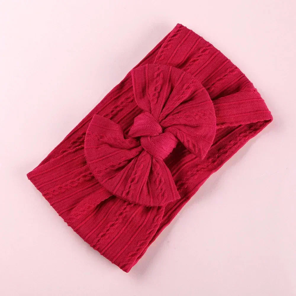 Bandeau élastique en Jacquard avec nœud papillon pour bébés, couvre-chef à nœud papillon, mignon, pour bébés filles, photographie pour nouveau-nés
