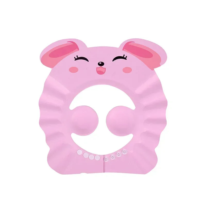 Chapeau de douche pour enfants, Protection des oreilles, bonnet souple pour bébé, lavable pour cheveux réglable, shampoing pour enfants, couvre-tête de Protection pour le bain