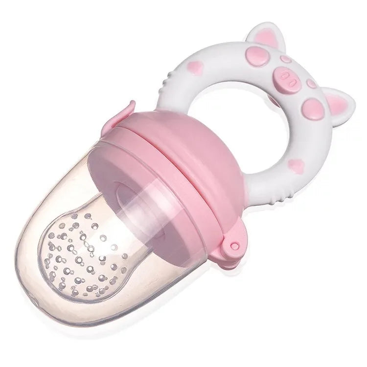 Cuillère d'alimentation pour bébé, extracteur de jus, tasse de sucette, molaires, biberon en Silicone, gomme, fruits, légumes, morsure, manger auxiliaire