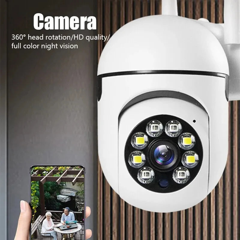A7 1080P caméra de sécurité WIFI caméra extérieure PTZ vitesse sans fil caméra IP CCTV 4X Zoom numérique Audio réseau Surveillance CAM