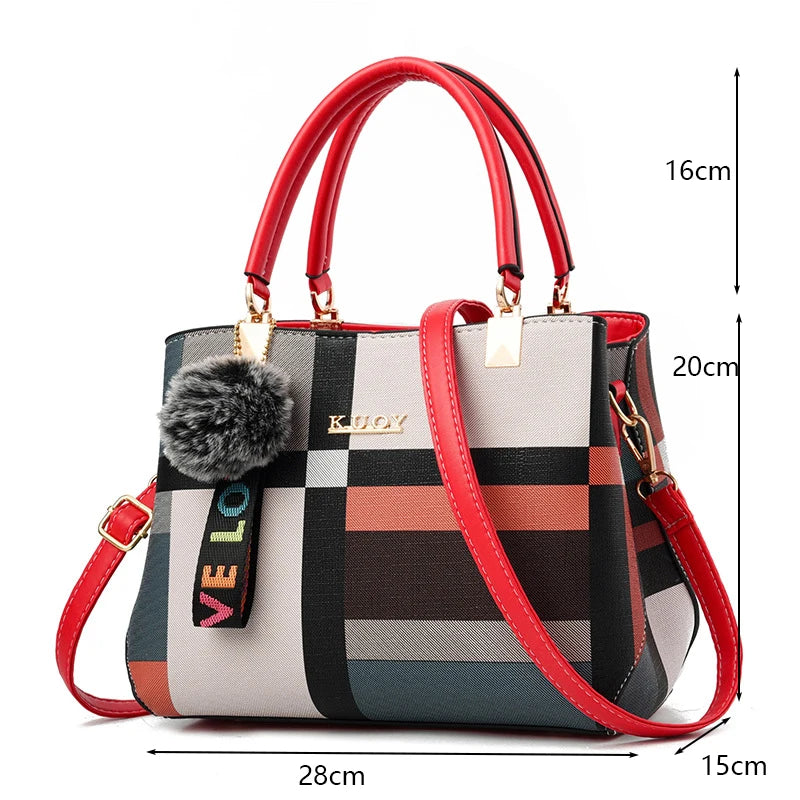 Sacs à bandoulière décontractés en cuir PU pour femmes, sac à main fourre-tout de luxe pour dames, grande capacité, sac initié au voyage