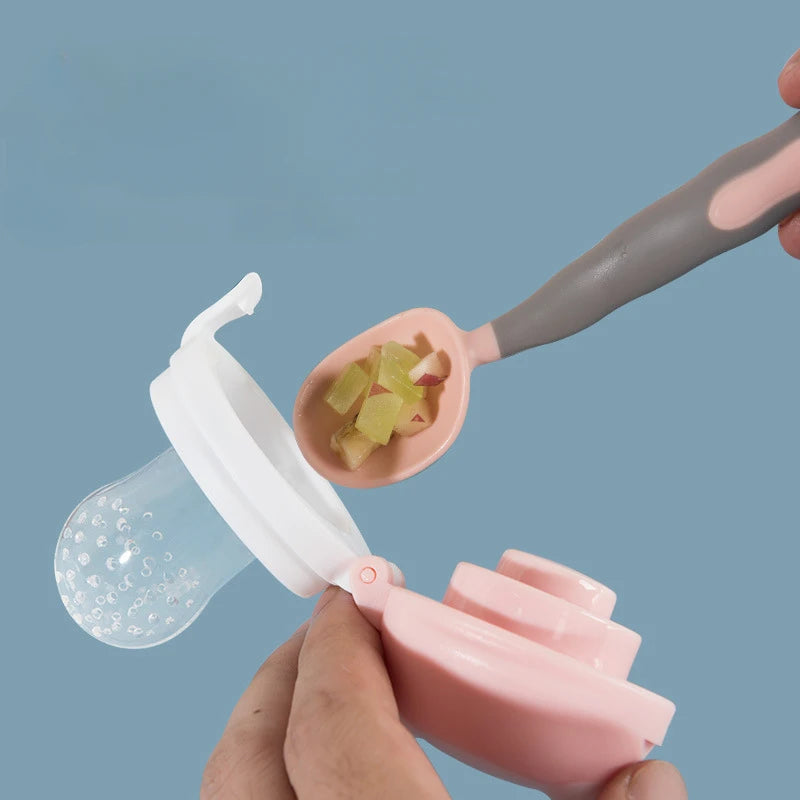 Cuillère d'alimentation pour bébé, extracteur de jus, tasse de sucette, molaires, biberon en Silicone, gomme, fruits, légumes, morsure, manger auxiliaire