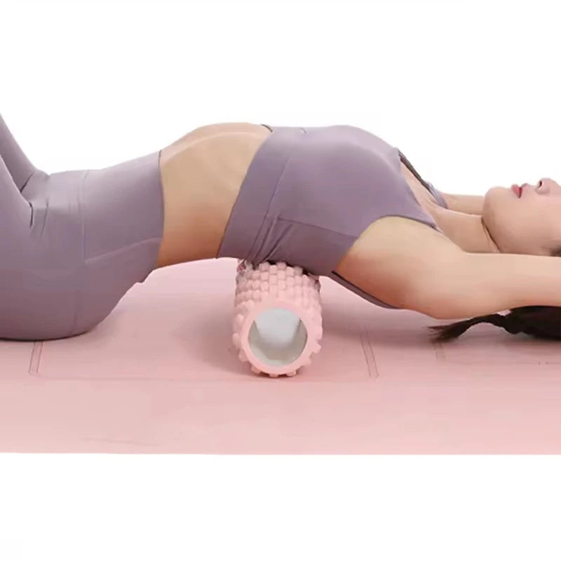 Rouleaux en mousse pour massage musculaire 30 cm – Rouleau en mousse pour le dos haute densité pour soulager les douleurs dorsales et la récupération musculaire dans les jambes et les bras
