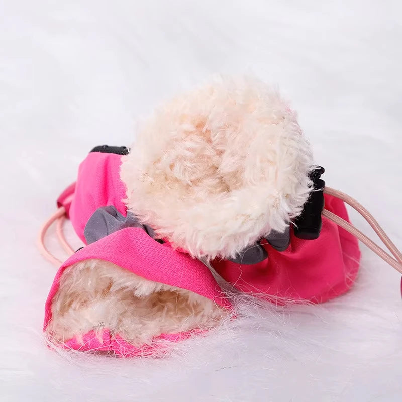 Chaussures antidérapantes pour chiot, 4 pièces, imperméables, pour animaux de compagnie, bottes de neige, de pluie, pour chien, chiot, chat, Chihuahua, soins des pattes, hiver