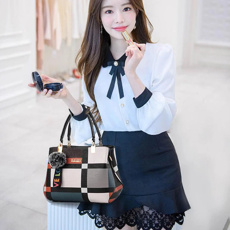 Sacs à bandoulière décontractés en cuir PU pour femmes, sac à main fourre-tout de luxe pour dames, grande capacité, sac initié au voyage
