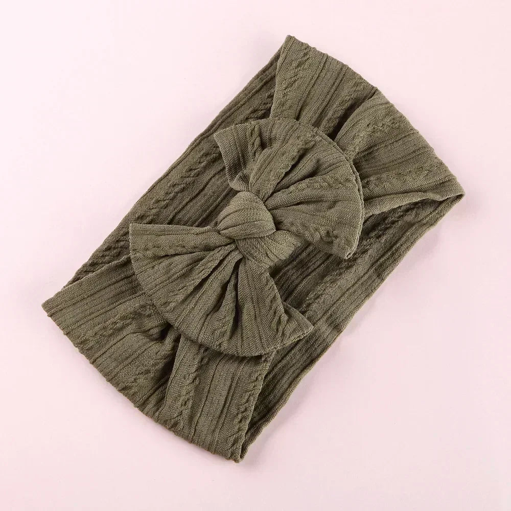 Bandeau élastique en Jacquard avec nœud papillon pour bébés, couvre-chef à nœud papillon, mignon, pour bébés filles, photographie pour nouveau-nés