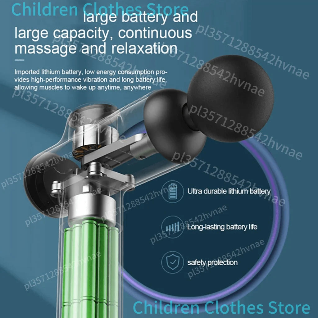 Pistolet de Massage musculaire professionnel à 99 vitesses, masseur pour le cou et le dos, Instrument de Massage, équipement de Fitness, livraison directe