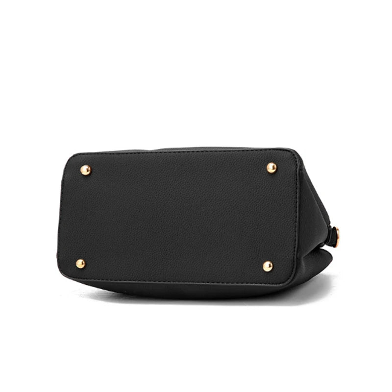 Sacs à poignée de luxe pour femmes, sac à bandoulière pendentif en cuir PU, sacoche de grande capacité, sacs pour maman d'âge moyen, fourre-tout