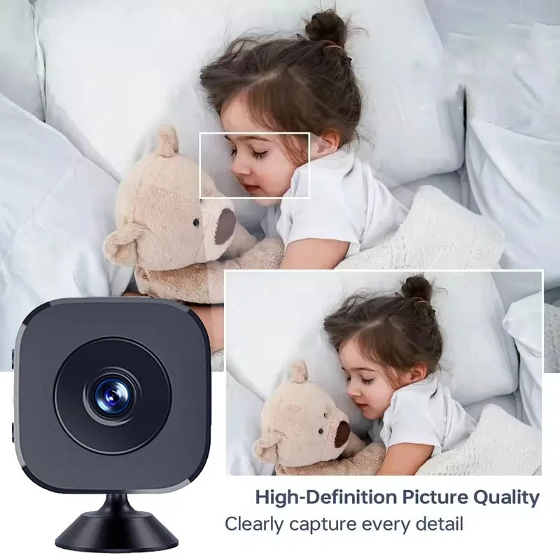Xiaomi Mini caméra de sécurité Pro 4K FullHD WiFi Surveillance avec Audio bidirectionnel détection de mouvement infrarouge Vision nocturne caméra de sécurité
