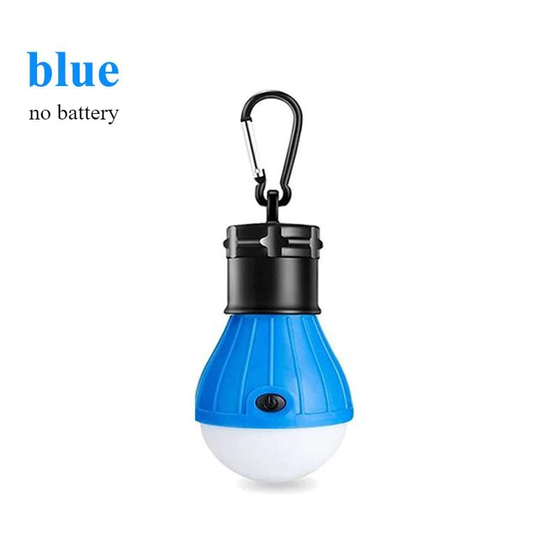 Lampe de tente extérieure Ampoule LED Lampe à crochet portable Lampe de camping adaptée aux sacs à dos extérieurs Voyant d'avertissement de sécurité pour enfants