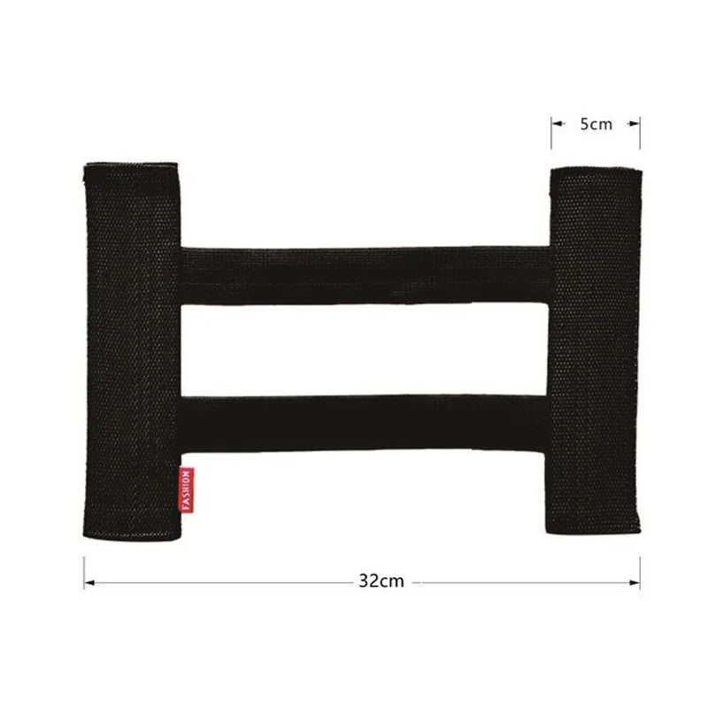 Filet de rangement pour coffre arrière de voiture, maille élastique, sangles fixes, organisateur intérieur de voiture, filet de rangement pour extincteur, sac de fixation arrière de siège, accessoire de voiture