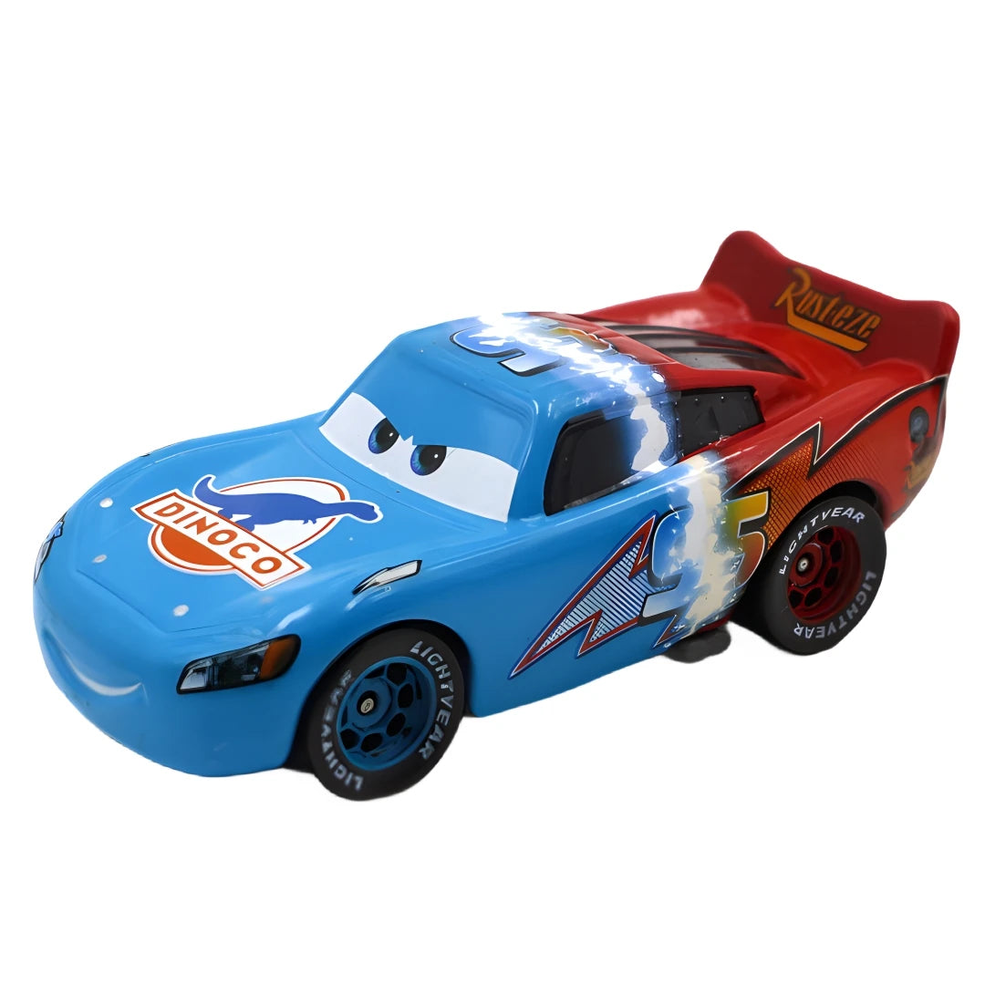 Disney Pixar-Voitures Rains Mcqueen Mack UnmunCollection pour enfants, véhicules moulés sous pression, modèle de jouet en alliage, cadeau, 3 jouets, 1:55
