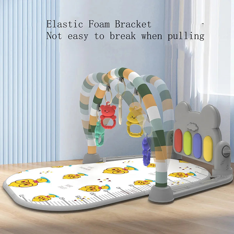 Support de Fitness pour bébé, jeu de musique, jouets d'activité de gymnastique, couverture rampante pour Piano pour nouveau-né, tapis de jeu à pédales, éducation précoce, cadeaux de 0 à 36 mois