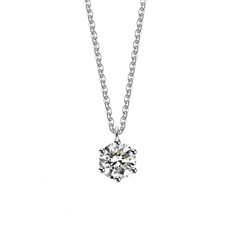 Collier Plaqué Argent Sterling 925 pour Femme, Polyvalent, Simple, Rotterdam, Kling, AAA, Zcomprend sur la Clavicule, Bijoux de Mariage, Vente en Gros, Chaud