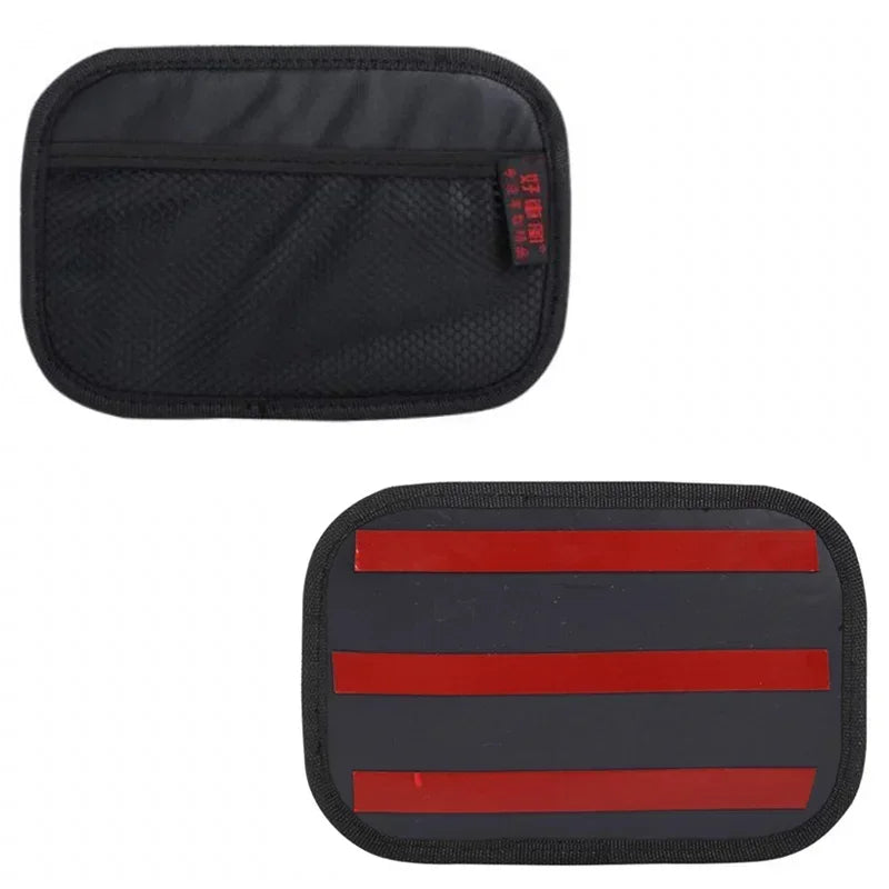 Sac en maille de cuir pour voiture, filet de rangement en tissu Oxford, organisateur d'intérieur de voiture, téléphones, pièces de monnaie, clés, rangement, outils de rangement automobile