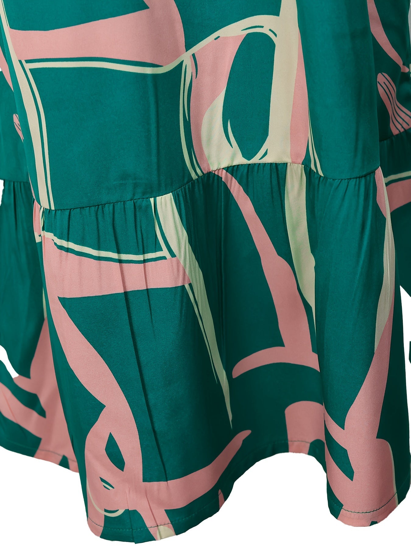 Muslim dress, Middle Eastern attire, printed dress, long dress