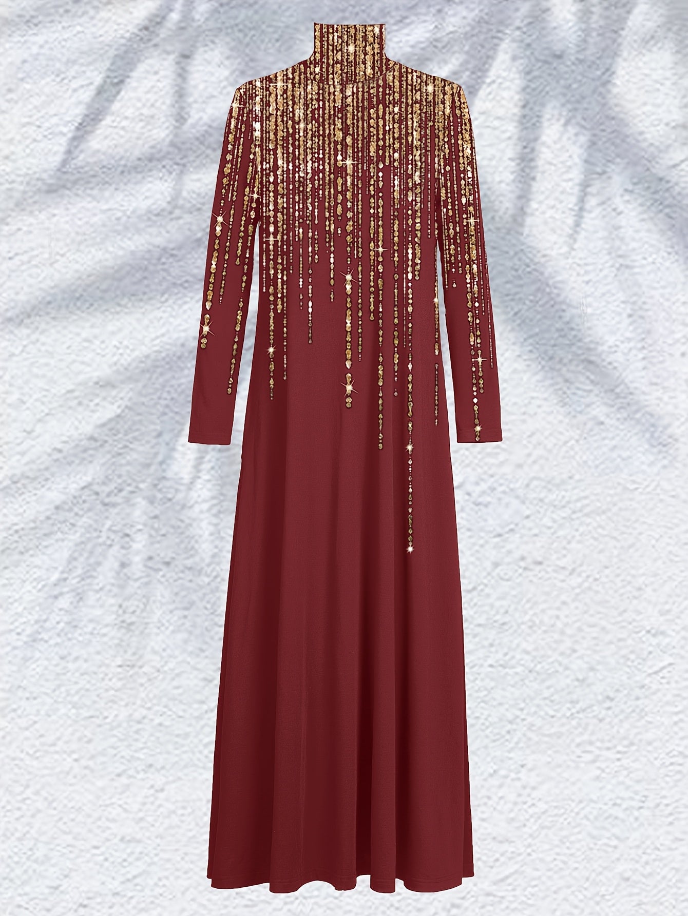 Women'S Elegant Islamic Abaya Dress - Long Muslim Robe with Golden Bead Accents, Black Formal & Casual Islamic Gown for Everyday, Weddings, Travel - Modest Muslim Clothing, Muslim Dress, Vacation Outfit, High Collar Design, M