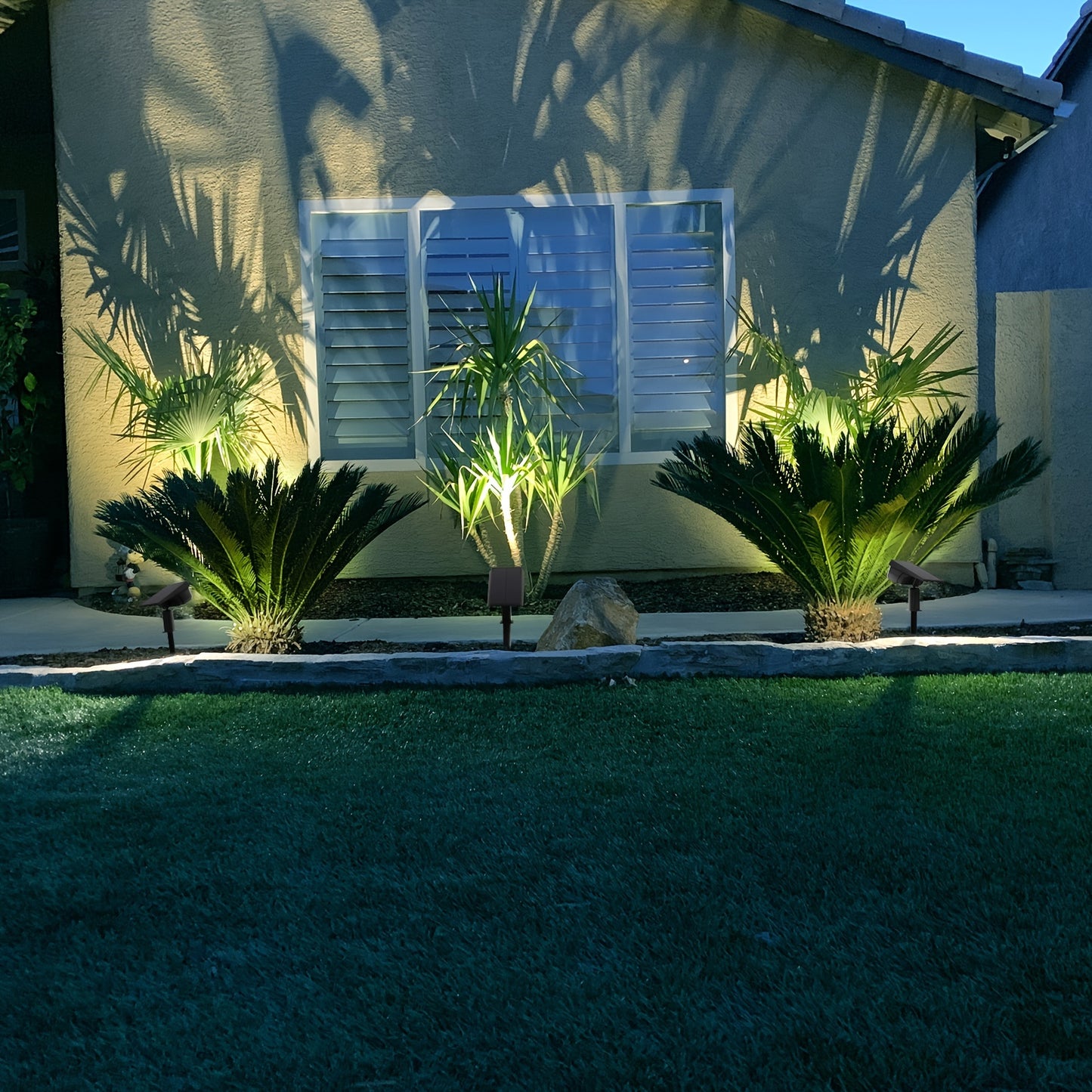 2-Pack 38LED Solar Spotlights - Brighten Your Yard - Waterproof, Auto On/Off - Ideal for Christmas, Garden, Pool, Patio - Durable & Energy-Saving Landscape Lighting