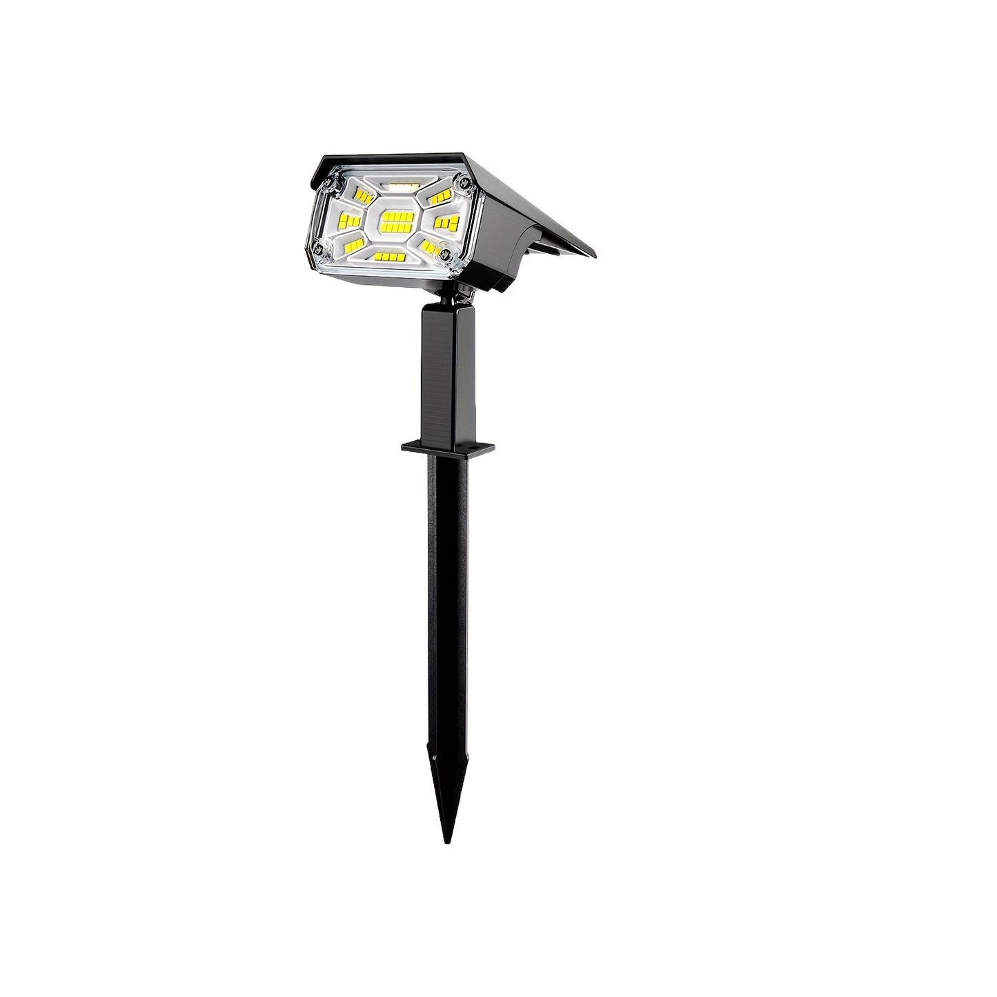 2-Pack 38LED Solar Spotlights - Brighten Your Yard - Waterproof, Auto On/Off - Ideal for Christmas, Garden, Pool, Patio - Durable & Energy-Saving Landscape Lighting
