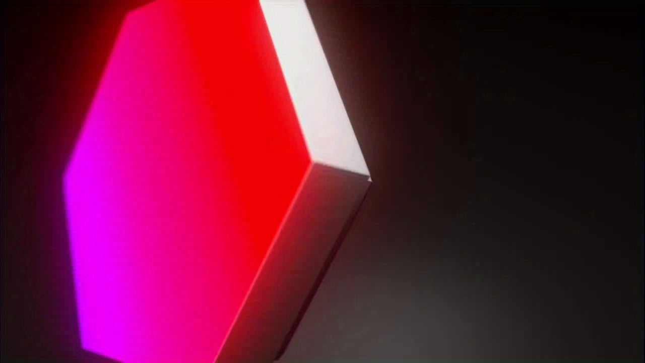 AmbiSync HexaGlow 10pc LED Wall Lights: USB-Powered, 16 Colors, App & Music Control, Remote, Modern Decor Lighting