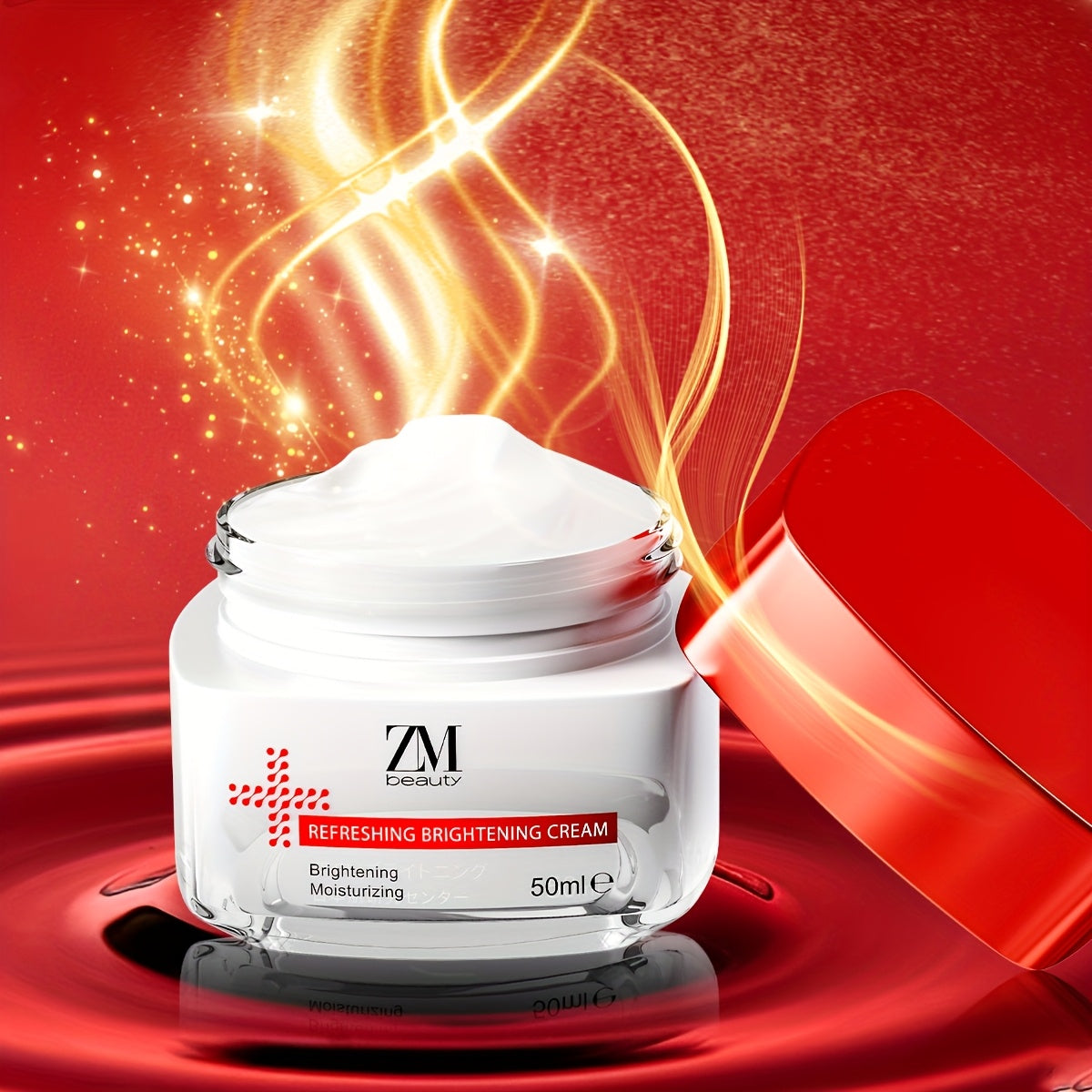 Korean Deep Moisturizing Face Cream - Long-Lasting Hydration Formula for All Light Beige Tones, Improves Dryness & Smooths Rough Light Beige, Nourishing Care Tightening Facial Cream with Hyaluronic Acid & Glycerin, 6, 76oz/,