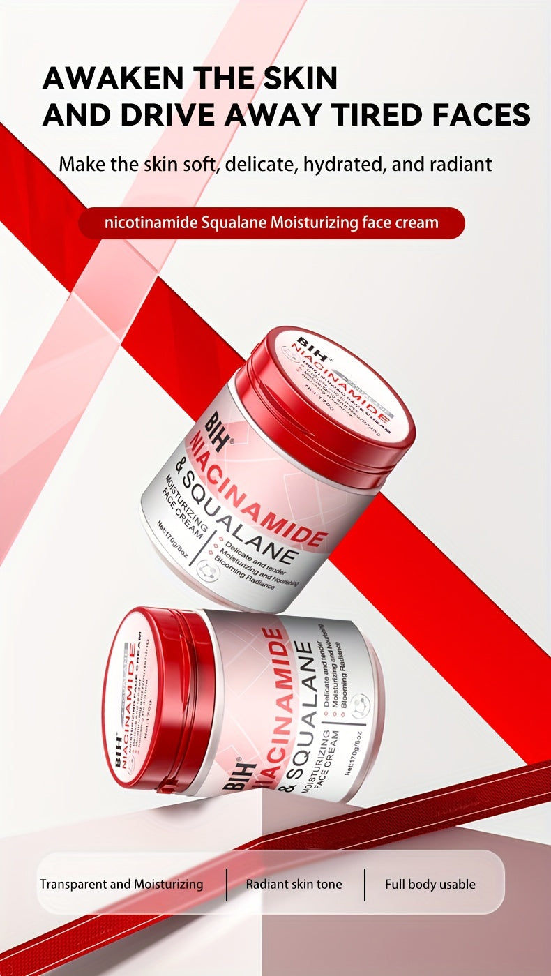 Niacinamide Squalane Mask, Contains Niacinamide, Plant Squalane, Plant Essence Extract, Deep Hydration, Moisturizing, Moisturizing, Face Cream, Autumn And Winter Facial Care Cream, Gift for Family