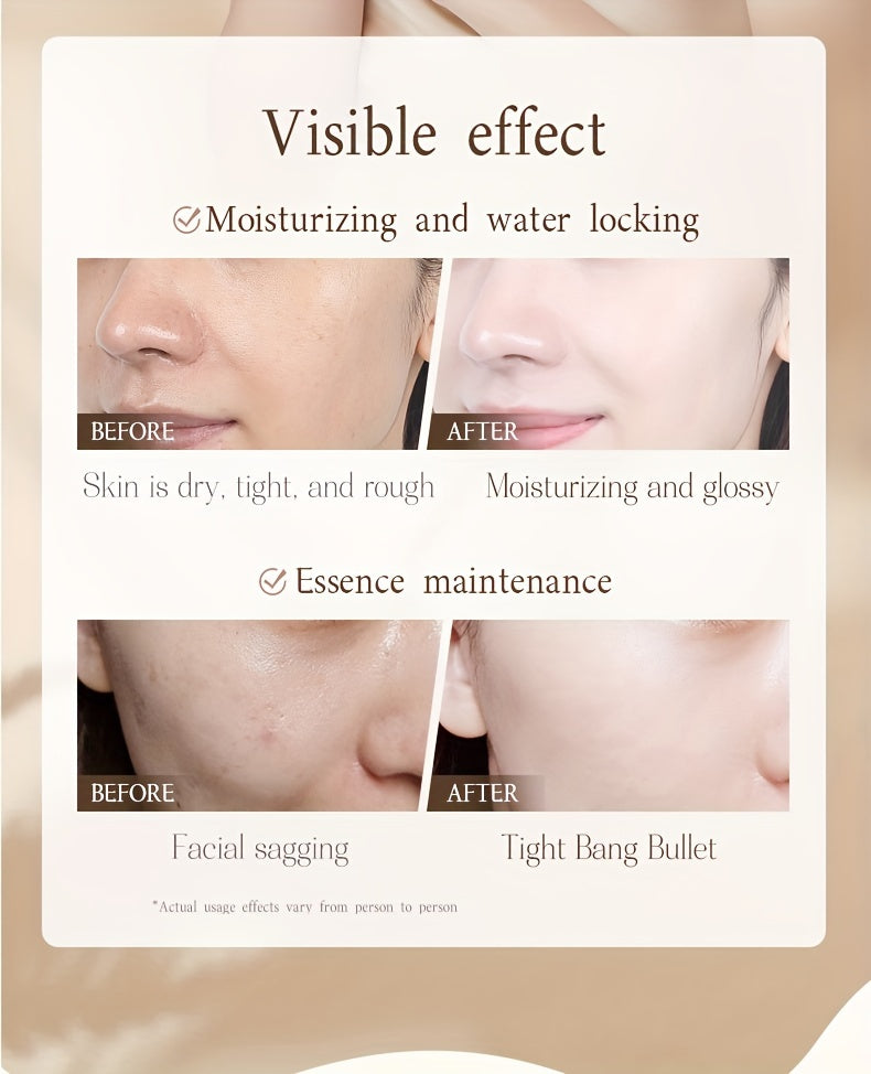 Bisutang Oat Peptide Vitality 7-Piece Skincare Set - Hypoallergenic Face Care Kit with Cleanser, Toner, Serum, Cream, Eye Cream: Nourishing Plant Squalane, Ideal Gift for Women for Mother's Day, Valentine's Day