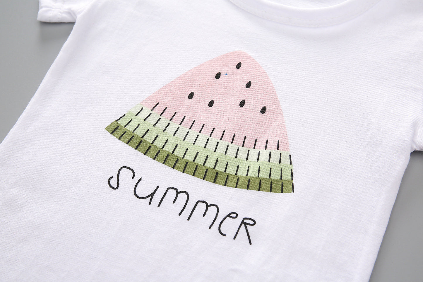 Ensemble de vêtements d'été pour bébés filles, T-Shirt et short mignons, 2 pièces/ensembles, tenues décontractées pour nourrissons, vêtements pour tout-petits, survêtements pour enfants, nouvelle collection