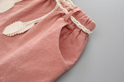 Ensemble de vêtements d'été pour bébés filles, T-Shirt et short mignons, 2 pièces/ensembles, tenues décontractées pour nourrissons, vêtements pour tout-petits, survêtements pour enfants, nouvelle collection