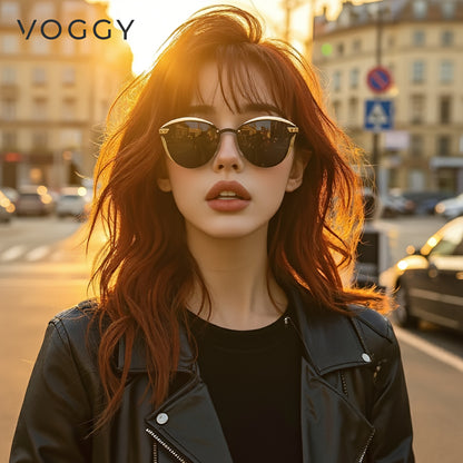 [sunglasses]VOGGY Retro Butterfly Polarized Fashion Glasses, Metal Frame for Men & Women - Perfect for Driving,,,, & Parties, Gifts