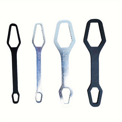 2pcs Universal Torx Wrench Set - 3-17mm and 8-22mm Sizes, Adjustable for Easy Automobile Maintenance, Double-Ended for Self-Tightening Convenience
