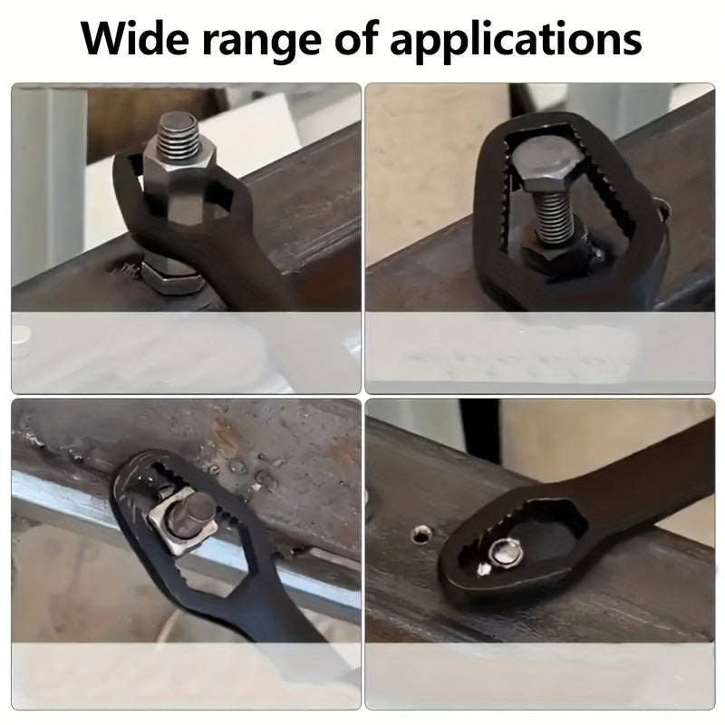 2pcs Universal Torx Wrench Set - 3-17mm and 8-22mm Sizes, Adjustable for Easy Automobile Maintenance, Double-Ended for Self-Tightening Convenience