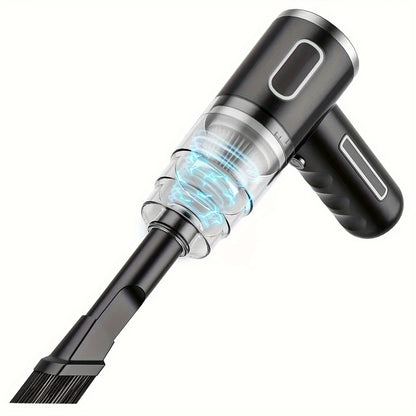 SuperPower Wireless Handheld Vacuum Cleaner - Portable & USB Rechargeable, Effortlessly Cleans Car & Home Dust, Super Suction for Ultimate Convenience - Perfect for Automobile and Household Use