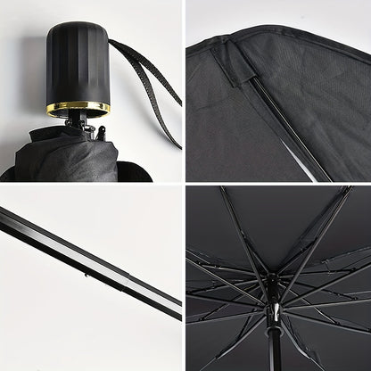 Automobile Windshield Sunshade-Foldable Automobile Umbrella Sunshade, Anti-Ultraviolet Car Front Window (Heat Protection) Windshield Cover Card
