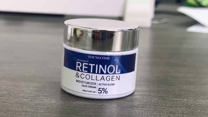 1.06/2.12oz Retinol & Collagen Moisturizer Face Cream, Can Sooth Dry Skin, Lubricate And Tighten Skin, Make Skin Tender And Delicate, Suitable For All Skin Types, And Make Your Skin Look Young With Plant Squalane