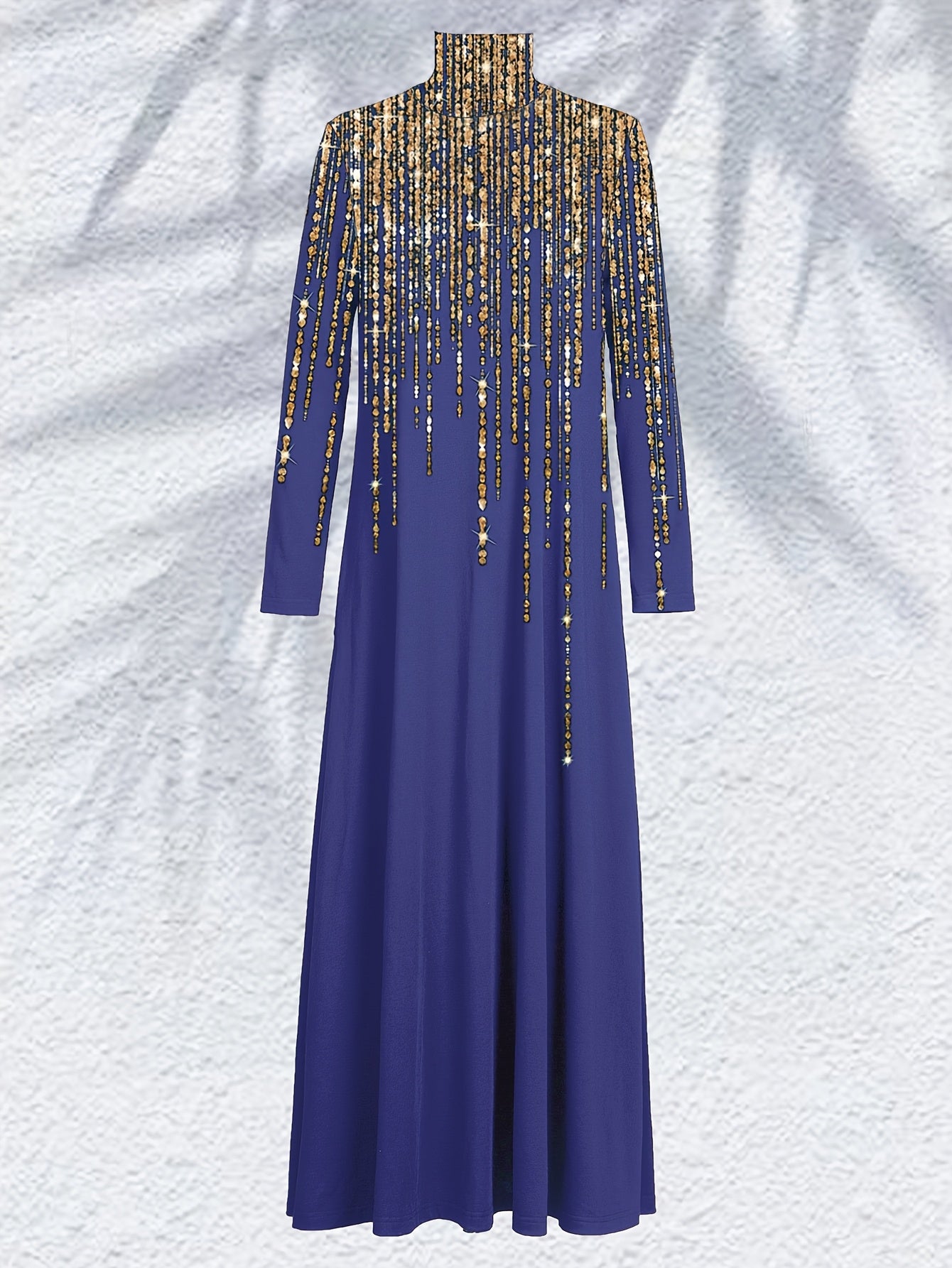 Women'S Elegant Islamic Abaya Dress - Long Muslim Robe with Golden Bead Accents, Black Formal & Casual Islamic Gown for Everyday, Weddings, Travel - Modest Muslim Clothing, Muslim Dress, Vacation Outfit, High Collar Design, M