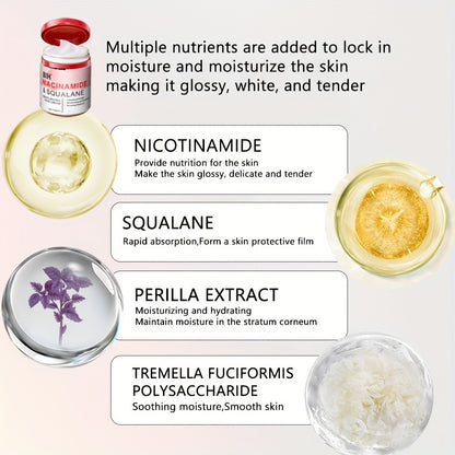 Niacinamide Squalane Mask, Contains Niacinamide, Plant Squalane, Plant Essence Extract, Deep Hydration, Moisturizing, Moisturizing, Face Cream, Autumn And Winter Facial Care Cream, Gift for Family