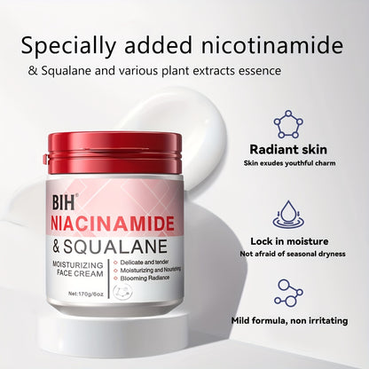 Niacinamide Squalane Mask, Contains Niacinamide, Plant Squalane, Plant Essence Extract, Deep Hydration, Moisturizing, Moisturizing, Face Cream, Autumn And Winter Facial Care Cream, Gift for Family