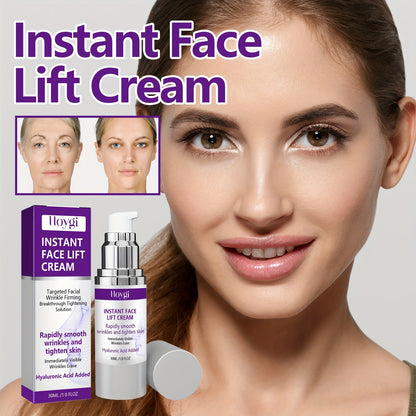 1.01oz Instant Face Lift Cream, With Hyaluronic Acid, Collagen, Kojic Acid And Retinol, Deep Moisturizing And Firming Facial Skin Face Cream