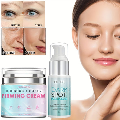 Dark Spot Correcting Cream And Honey Face Cream, Hyaluronic Acid, Niacinamide, Retinol Moisturize And Nourish To Lighten Skin Discoloration And Melanin, Rejuvenate, Brighten And Whiten The Skin, Day And Night Watery Face Crea