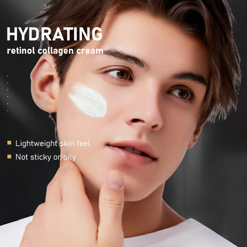 ROZINO Retinol Collagen Face Cream 5.07oz - Vitamin A, C, B5 Enriched, Hydrating & Firming Moisturizer for All Skin Types, Hypoallergenic, Reduces Fine Lines & Wrinkles, Reveals Youthful Radiance