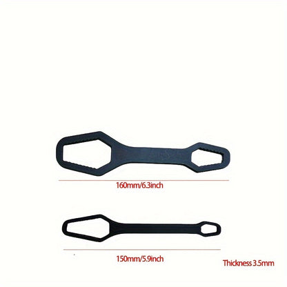 2pcs Universal Torx Wrench Set - 3-17mm and 8-22mm Sizes, Adjustable for Easy Automobile Maintenance, Double-Ended for Self-Tightening Convenience